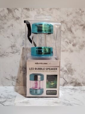 SoundLogic XT LED Bubble Speaker With Color Morphing Light-up Bubbles.